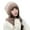 Khaki, variant on Beanie Hat for Women Head Wraps Solid Integrated Ear Windproof Scarf Hooded Scarf 2 In 1 Scarf Knitted Hat Mens Winter Caps Clearance