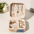 thumbnail image 6 of Alpaca Travel Portable Square Jewelry Box with Necklace Organizer, Earring Organizer, and Display Case - Ideal for Rings, Earrings, Necklaces, Bracelets, and More - Suitable for Girls and Women, 6 of 6
