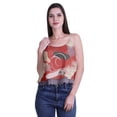 thumbnail image 1 of Moomaya Printed Womens Spaghetti Strap Crop Top Cami Summer Tops, 1 of 5