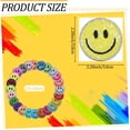 thumbnail image 2 of Iron On Patches Juinte Smile Face Neon Chenilla, 5 cm, 24 unidades, 2 of 6