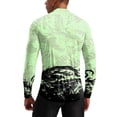 thumbnail image 6 of Dragon Print Quarter Zip Pullover for Men, Long Sleeve Athletic Jersey with Breathable Quick Dry Fabric - Slim Fit Cool Motorcycle Cycling Workout Tops Light Green S, 6 of 6