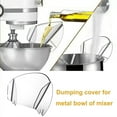 thumbnail image 3 of GUCHO Pouring Shield for KitchenAid Metal Bowl, Durable Plastic Universal Pouring Chute, 1 Piece, 3 of 5