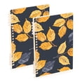 thumbnail image 6 of Autumn Leaves Spiral Journal Notebook College Ruled Notebook 8.3" x 5.7" A5 Lined Thick Paper Page, 6 of 6
