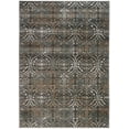 thumbnail image 2 of Radici Usa Pisa Ii Area Rugs - 3746 Contemporary Brown Trees Faded Curves Petals Rug, 2 of 2