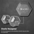 thumbnail image 2 of Par de Mancuernas Hexagonales Altera Metalicas HXS-40LB 40 LBS, 2 of 5