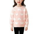 thumbnail image 2 of Zorckvet Girls Pullover Sweaters Long Sleeve Knitted Crew Neck Sweater Tops, 2 of 9