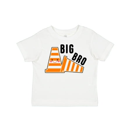 

Inktastic Big Bro with Construction Cones Gift Toddler Boy Girl T-Shirt