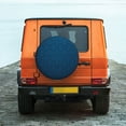 thumbnail image 6 of Yiaed Dark Blue Print Print Tire Wheel Cover, tire covers for trailers,rv wheel covers,rv tire covers, camper tire covers,tire covers for cars-14 inch, 6 of 6