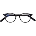 thumbnail image 3 of Gafas redondas vintage con lentes transparentes y borde redondo grueso de acetato para…, 3 of 4