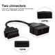 thumbnail image 5 of Riwesomey Adaptador de Cable convertidor, suministros para coche, tamaño compacto, operación Simple, herramienta de diagnóstico de Cables de Vehículos, repuestos y accesorios Mis, 5 of 6