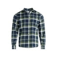 thumbnail image 5 of Free Assembly Men's Brushed Cotton Twill Button Front Shirt with Long Sleeves, Sizes XS-3XL, 5 of 5