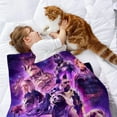 thumbnail image 2 of Guardianes de la Galaxia anti-pilling, suave, ligera, esponjosa y acogedora de lujo para hogar y cocina – Perfecta para niños y adultos, 100 x 150 cm, 2 of 6