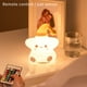 thumbnail image 4 of Cartoon Star Silicone Night Light Soft Cute Usb Charging Star Night Light Led Atmósfera Lámpara De Mesa Con Múltiples Modos De Luz Para El Dormitorio Sweethay HA018873-00, 4 of 7