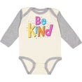 thumbnail image 3 of Inktastic Be Kind Inspirational Quote in Color Boys or Girls Long Sleeve Baby Bodysuit, 3 of 5
