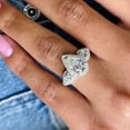 thumbnail image 3 of LINXIQIN Classic Cocktail Valentine's Day Ladies For Women Comfortable Fit High Quality Cubic Zirconia AAA Zircon Ring Ideal Jewelry Gift Gift Box Included, 3 of 7