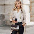 thumbnail image 2 of Pzuqiu Butterflies Leather Cross Body Bag Lightness Minimalist Crossbody Bag with Chain Strap for Women Fashionable Design Versatile Practical for Daily Use and Travel, 2 of 7