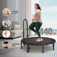 thumbnail image 4 of Relife Sports 48" Foldable Fitness Trampoline for Adults Kids Exercise Trampoline Mini Rebounder Indoor Cardio Workout, 4 of 10