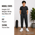 thumbnail image 6 of Lee Boys' Sweatpants - 4 Pack Basic Cozy Active Fleece Jogger Pants with Pockets (4-20), 6 of 7
