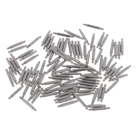 100 pieces transparent boxed Watch Repair Design Replacements Accessory Spring Pins Bar 8mm
