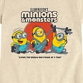 thumbnail image 3 of Minions & Monsters - Living the Dream - Youth Girls Fitted Short Sleeve T-Shirt, 3 of 5