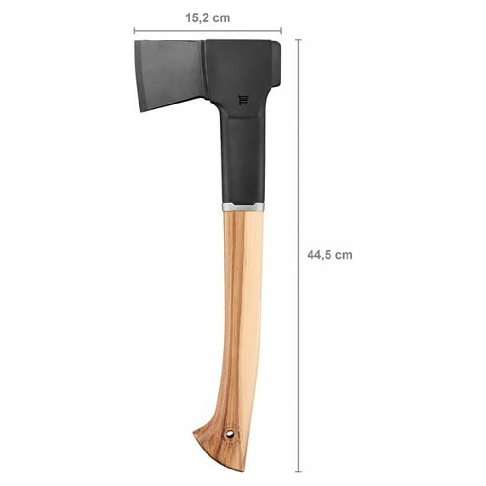 Fiskars Hickory Wood Handle Norden N10 Chopping Axe, 17-inches, Black and Wood, 1 Count