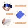 thumbnail image 4 of Uxcell 1500 piezas de mosaicos de espejos autoadhesivos de 10 x 10 mm, mini cuadrados de acrílico, etiquetas de mosaicos de bola de disco, negro, 4 of 7