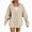 R138-Beige, variant on NOLDARES Zip Up Hoodie Women Long Sleeve Fall Winter Plus Size Plain Hooded Sweatshirts Trendy Casual Fashion Jacket With Pockets(Orange,XL)