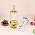 thumbnail image 3 of 1pc Creative Wedding Candy Box Electroplating Gold And Silver Plastic Cylindrical Candle Holder Wedding Candy Box, 3 of 5