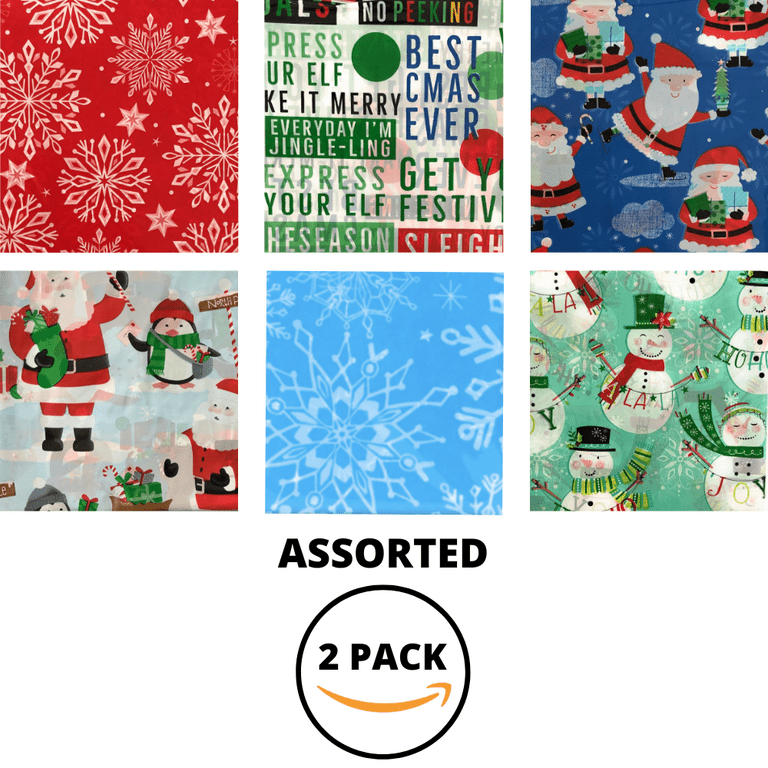 Bike Gift Bag 2 Pack Giant Gift Bag 60 x 72 in Christmas Wrapping Bags Xmas Plastic Gift Bags Large Christmas Bags XL Gift Bag Large Gift