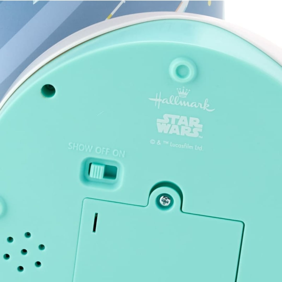 9 Inch Hallmark Disney Star Wars Millennium Falcon X-Wing Fighter Rotating Night Light with Music
