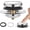 Chrome Plated, variant on Bathtub Stopper, Pop Up Bath Tub Drain Stoppers, EZ Install Bathtub Drain Trim Kit, Replaces Lift and Turn, Tip- and Trip Lever Drains for Tub(Brushed )