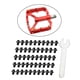 thumbnail image 3 of 50 piezas de pernos de pedal de material acero inoxidable pernos de pedal sin clavos para pernos de vástago de de montaña accesorios de vástago Negro, 3 of 8