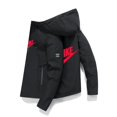 thumbnail image 3 of Nueva chaqueta deportiva al aire libre con estampado de béisbol con capucha de alta calidad a la moda informal con cremallera impermeable a prueba de viento para primavera y otoño para hombre, 3 of 5