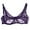 Purple, variant on VONCOS Women Push-Up Bra- Full Figure Solid Color Underwear Black Size M
