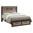 thumbnail image 3 of Glory Furniture Magnolia Full Bed in Gray and Brown, 3 of 3