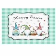 thumbnail image 2 of CoreLiving Spring Doormat for Outdoor Entrance Absorbent Non Slip Coir Rug with Easter Floral Bunny Design Happy Easter Welcome Mat for Front Porch Patio Decor Indoor Home Kitchen Entryway 16"x24", 2 of 8