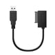 thumbnail image 1 of Newest USB 2.0 To Mini Sata II 7+6 13Pin Adapter Converter Cable For Laptop DVD/CD, 1 of 4