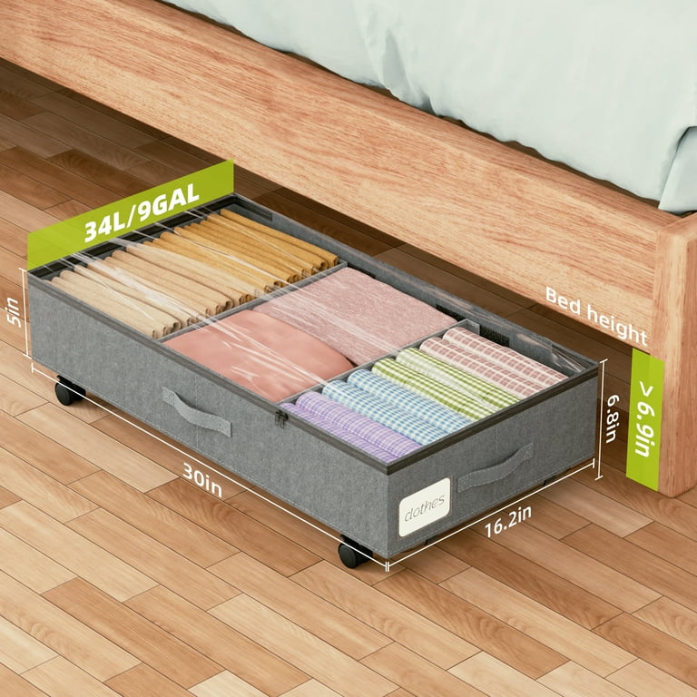 Under bed comforter storage best sale