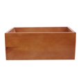thumbnail image 3 of Desk Organizer Box Wooden Display Box Home Storage Box Craftsmanship Light Brown 9.8×5.9×3.9in 1Pcs, 3 of 5
