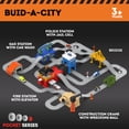 thumbnail image 4 of Driven by Battat 129-Piece City Playset with Toy Vehicles and Buildings for Kids 3+ Years Old, 4 of 10