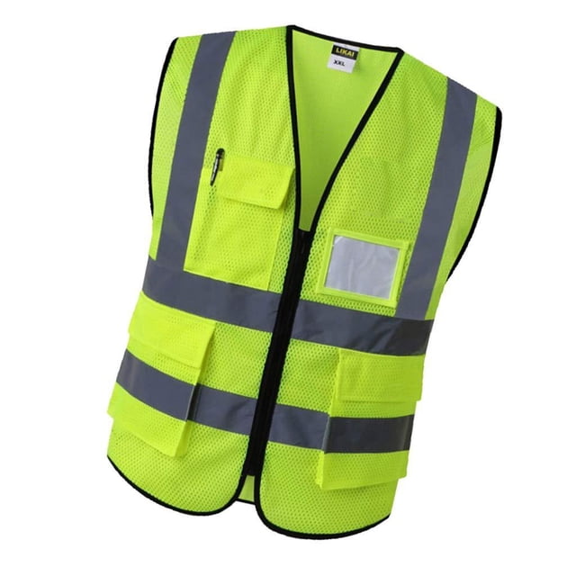 Chaleco reflectante de seguridad Sharpla color Amarillo XXL con tiras reflectantes