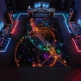 thumbnail image 4 of Vintage Abstract Area Rugs, Colorful Neon Multicolor Carpet, Washable Non Slip Low Pile Soft Rug for Living Room Bedroom Decor Mat 3ftx5ft, 4 of 8