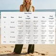 thumbnail image 3 of Guluxicc 2 Piece Women's Outfit Sets Linen V Neck Stripe Tank Tops High Waist Pleated Wide Leg Pants Outfits for Summer Casual Wear, 3 of 8