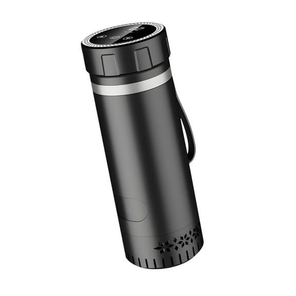 Miiottaa Battery Operated Chilling Glass Tiny Refrigerator Plan For Car Travel Cold Drink Storage