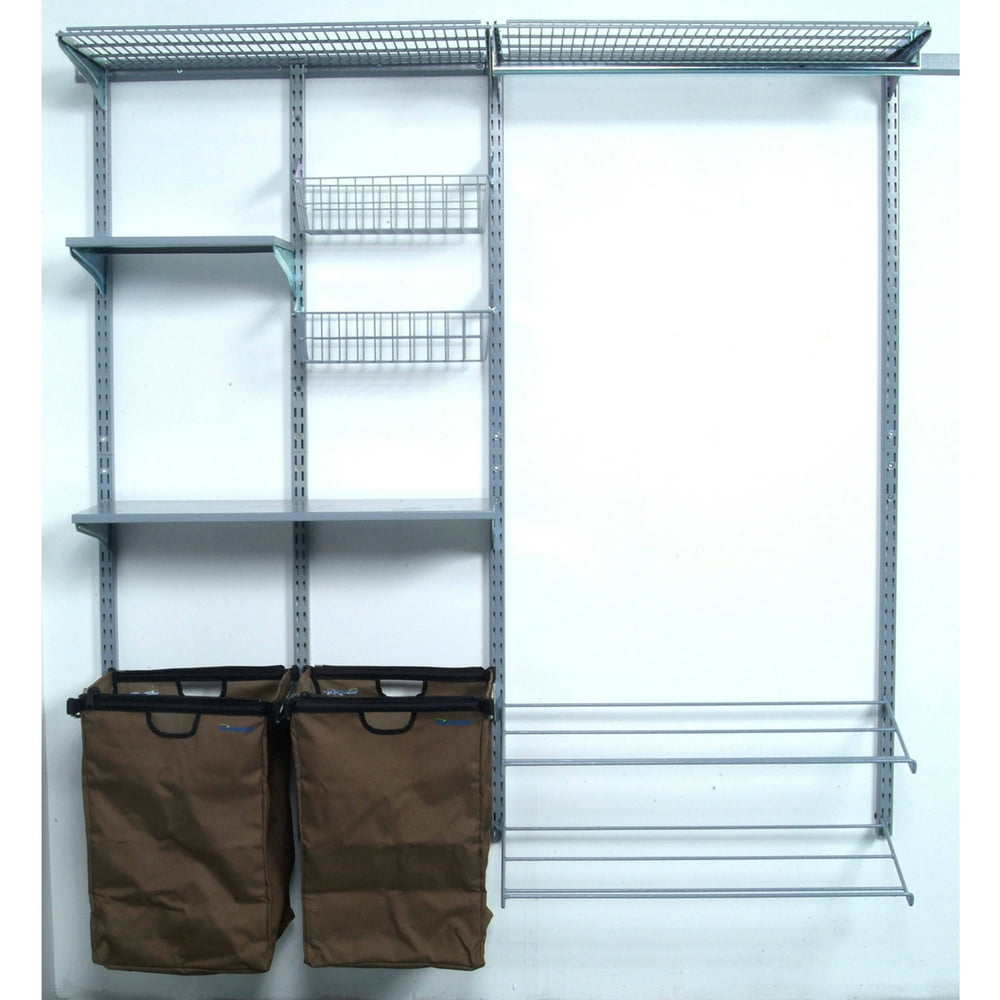 Triton Products® Storability 66"L x 63"H Garment Wall Mount Storage