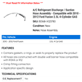 thumbnail image 2 of A/C Discharge / Suction Hose Assembly - Compatible with 2010 - 2012 Ford Fusion 2.5L 4-Cylinder GAS 2011, 2 of 2