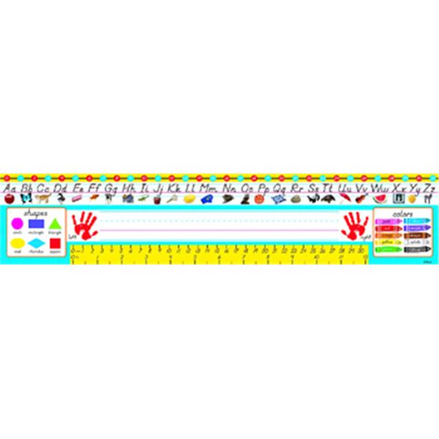 Trend Enterprises T-69404 Reference Size Name Plates Pk-1- Modern Desk Toppers
