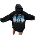 thumbnail image 2 of Christmas Hoodies for Women 2025 Long Sleeve Holiday Graphic Hooded Sweatshirt with Pockets Pullover Tops, 2 of 7