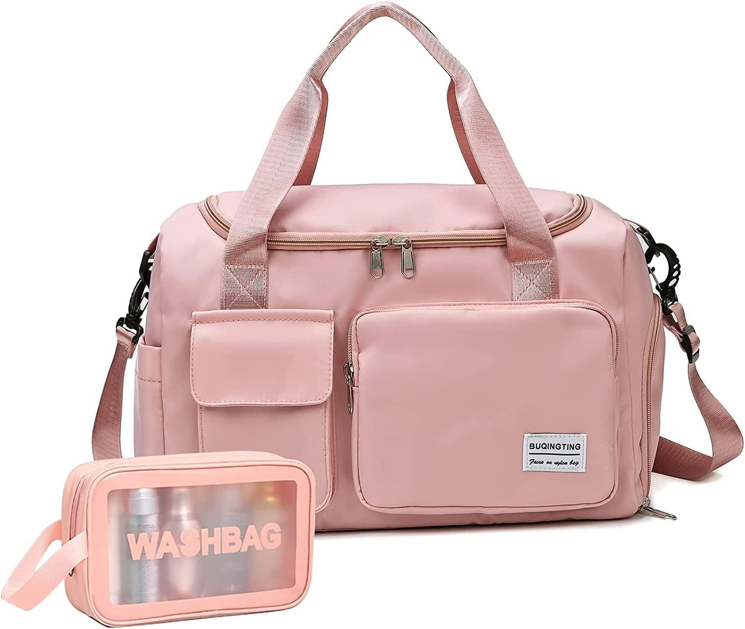 Small Gym Bag for Women, Waterproof Travel Duffle Bag Carry On