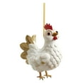 thumbnail image 1 of Cute Cartoon Rooster Pendant Acrylic Flat Pendant Stained Glass Window Panel with Chain Craft Chains for Hanging Clear Glass Christmas Trees Christmas Display Hanging Ribbon Ceramic Easter Decorations, 1 of 3